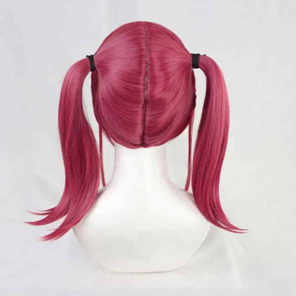 VTuber Houshou Marine Wig Hololive Girls Youtuber Cosplay Long Straight Ponytails Synthetic Hair Role Play + Wig Cap - Image 3