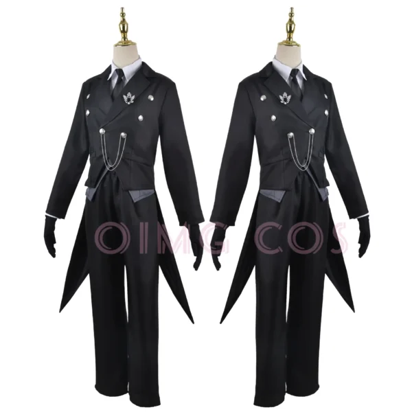 Sebastian Michaelis Cosplay Costume Black Butler Adult Carnival Uniform Wig Anime Halloween Party Costumes Masquerade Women Game - Image 4