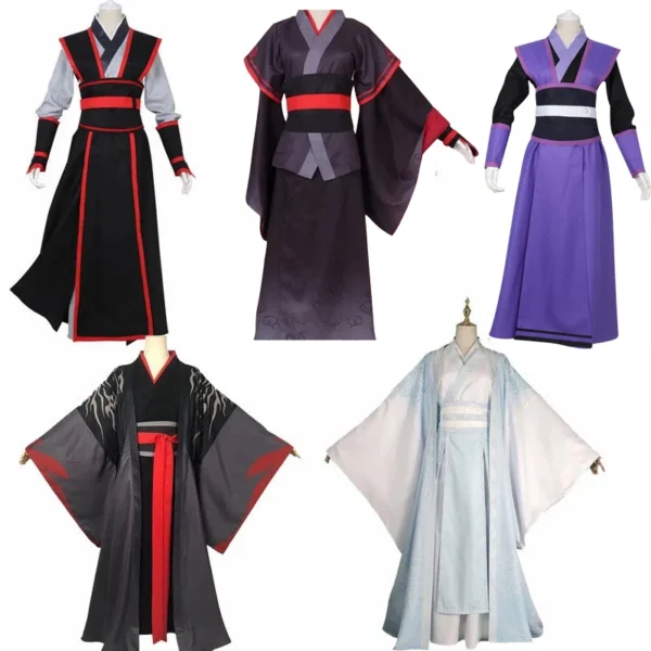 Wei Wuxian Cosplay Mo XuanYu Lan Wangji Costume Anime Grandmaster Of Demonic Cultivation Cosplay Mo Dao Zu Shi Costume Men