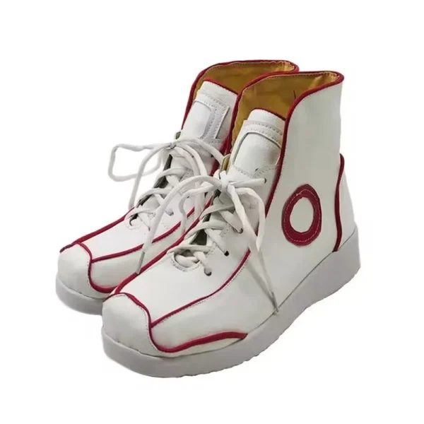 Denji Cosplay Shoes Anime Chainsaw Man Cos white Boots Comic Denji Cosplay Costume Prop Shoes for Con Halloween Party - Image 4