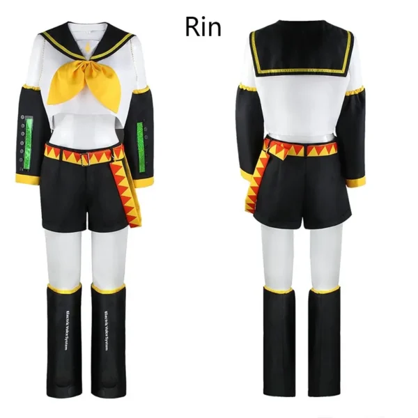 Anime Rin Len Cosplay Costume Len Rin Cosplay Len Costume Kagamine JK Uniform for Halloween Comic Con Outfits - Image 2