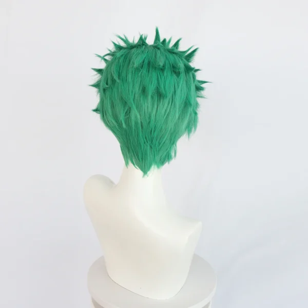 Roronoa Zoro Cosplay Green Zoro Wig Man Women Halloween Party Role-playing Prop Cosplay Wigs Anime - Image 5