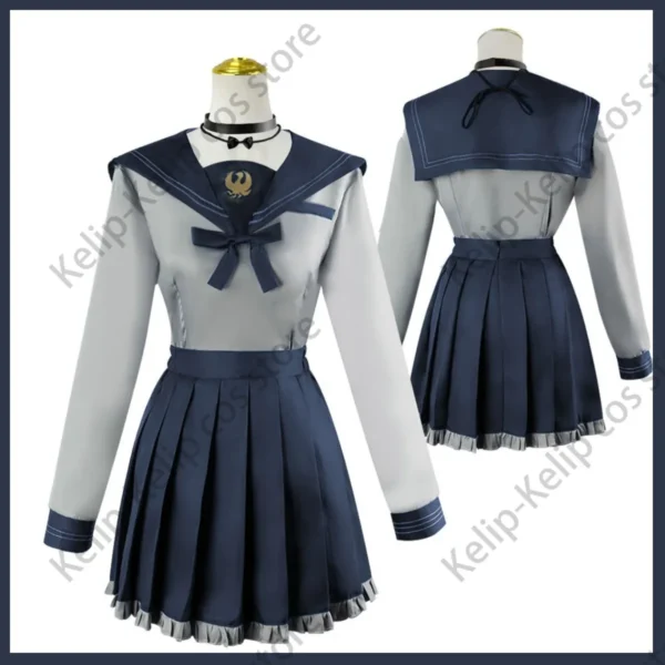 Anime Virtual YouTuber Juufuutei Raden Cosplay Costume VTuber Hololive Wig Japan South Korea JK School Uniform Woman Lovely Suit - Image 4