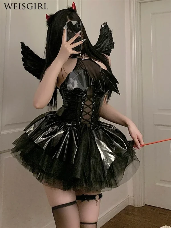 Lolita Dress Sexy Maid Outfit Christmas Cosplay Costume Women French Servant Lolita Babydoll Dress Uniform Suit Cosplay Costumes