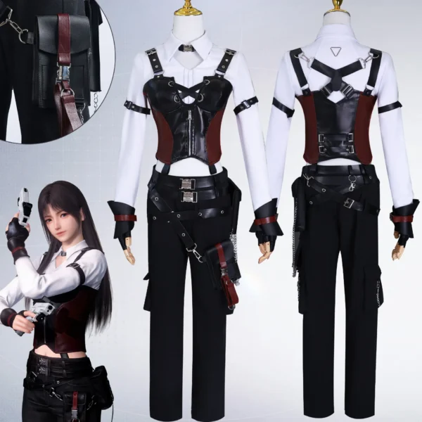 Love and Deepspace Heroine Zayne Xavier Rafayel Cosplay Costume Full Set Outfits Miss Hunter Cosplay Costumes Uniform - Image 2