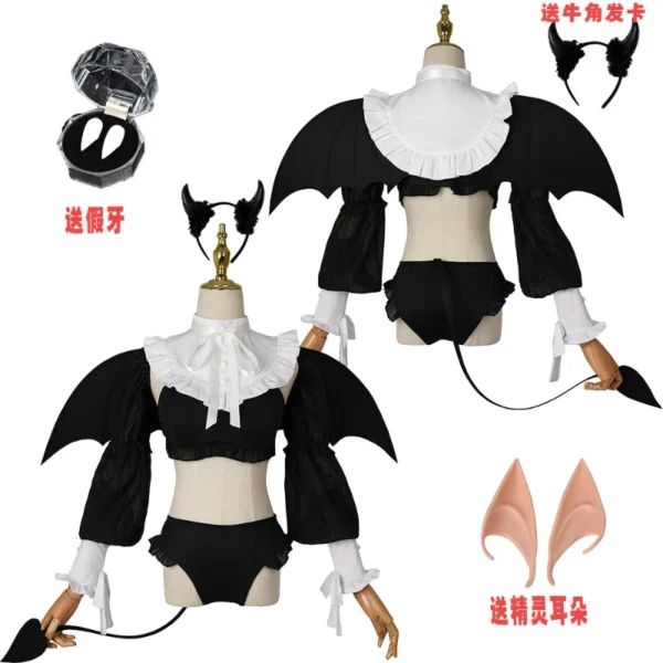 Anime Rizu Kyun Kitagawa Marin Cosplay My Dress Up Darling Cosplay Bikini Kuroe Shizuku Wig set Halloween Costume Women Party - Image 4