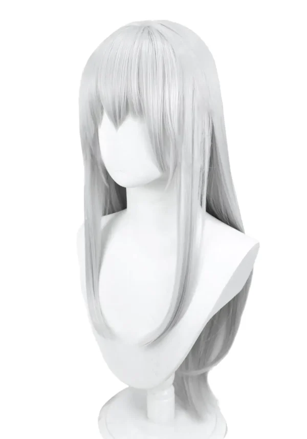 Satoru Women Cosplay Wig Anime Long Straight Sliver JJK Costume Accessories Silver White Party