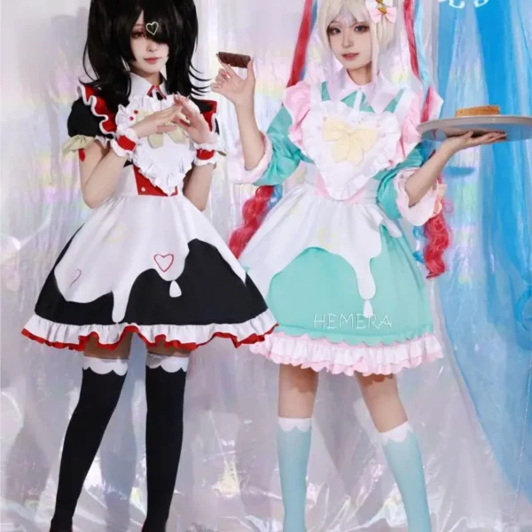 Game Needy Girl Overdose KAngel Cosplay Needy Girl Overdose Ame Chan Cosplay Costume Lolita Maid Dress Party Costume Anime Cos - Image 2