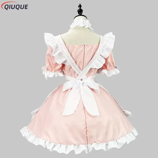 Japanese Maid Uniform Lovely Girl Student Lolita Dress Cosplay Costume Sweet Cute Cat Cafe Princess Harajuku Kawaii Lingerie - Image 6