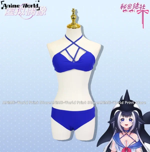 《Custom Size》VTuber Shylily Sailor Suit Swimsuit Cos Cosplay Costume Halloween Christmas Party Uniform Custom Made Any Size - Image 5