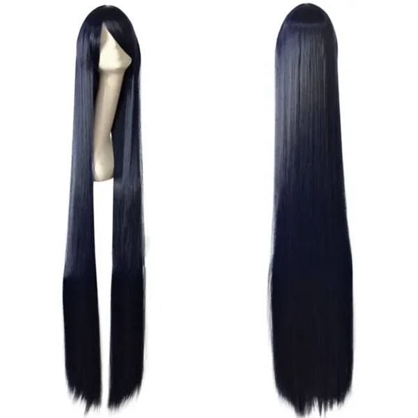 100cm Colourful Wig Long Staight Cosplay Anime Costume Party Wigs Synthetic Heat Resistant Wig - Image 2