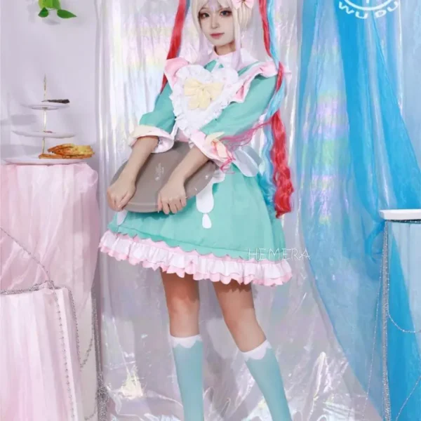 Game Needy Girl Overdose KAngel Cosplay Needy Girl Overdose Ame Chan Cosplay Costume Lolita Maid Dress Party Costume Anime Cos - Image 4