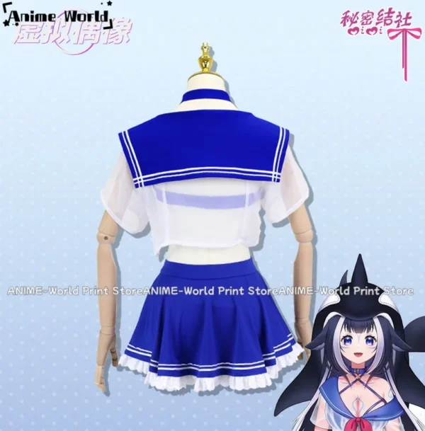 《Custom Size》VTuber Shylily Sailor Suit Swimsuit Cos Cosplay Costume Halloween Christmas Party Uniform Custom Made Any Size - Image 3