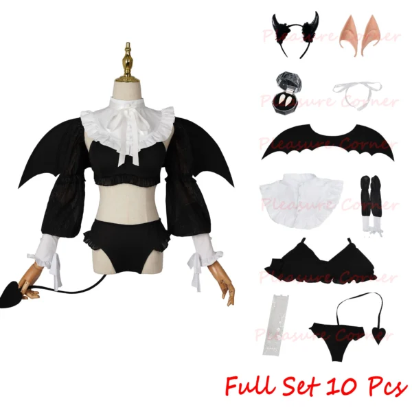 Anime Rizu Kyun Marin Kitagawa Cosplay Costume My Dress Up Darling Cosplay Full Set Cosplay Bikini Kuroe Shizuku Wig Set - Image 2