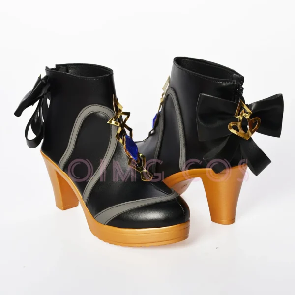 Navia Cosplay Shoes Anime Chinese Style Halloween for Genshin Impact Women Game - Image 2