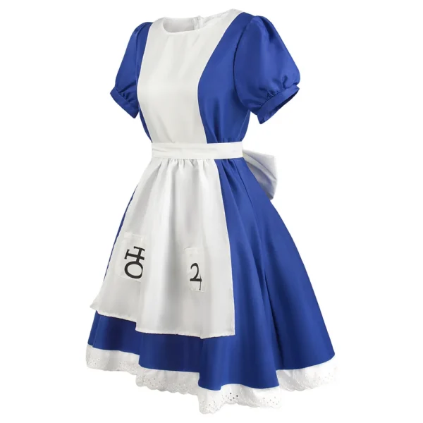 Game Alice Madness Returns Cosplay Costume Halloween Maid Lolita Dresses Uniform Suit Carnival Party Clothes for Adult Women Set - Image 4
