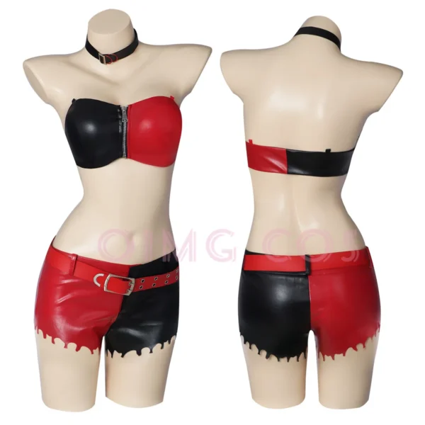 Harley Quinn Cosplay Costume The Joker Carnival Uniform Wig Anime Halloween Costumes Women Game - Image 4