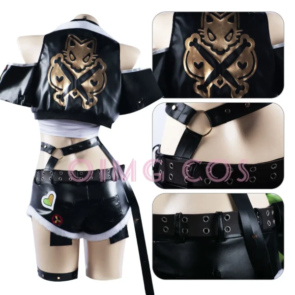 Nicole Demara Cosplay Costume Zenless Zone Zero Carnival Uniform Wig Anime Halloween Costumes Men Game Character Outfits - Image 3