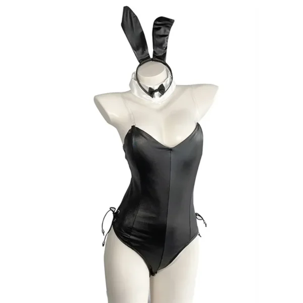 Anime Seishun Buta Yarou wa Bunny Girl Senpai no Yume wo Minai Sexy Cosplay Costume Girls Sexy Cute Faux Leather Rabbit Woman - Image 3