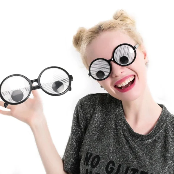 Halloween Party Props Novelty Rotating Eyeballs Cosplay Anime Glasses Festive Atmosphere Carnival cosplay Prop - Image 3