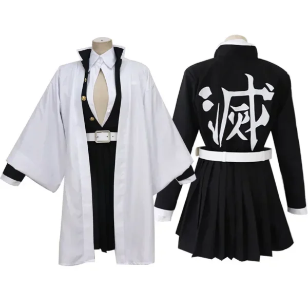 Anime Kanroji Mitsuri Cosplay Kostuum Kimetsu No Yaiba Kostuum Kimono Uniform Kanroji Mitsuri Pruik Halloween Kleding - Image 2