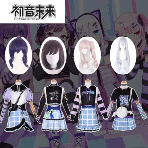 Anime Game Miku Project Sekai Colorful Stage Feat Yoisaki Kanade Cosplay Costumes Daily Wear Cute T-Shirt And backpacks Outfits