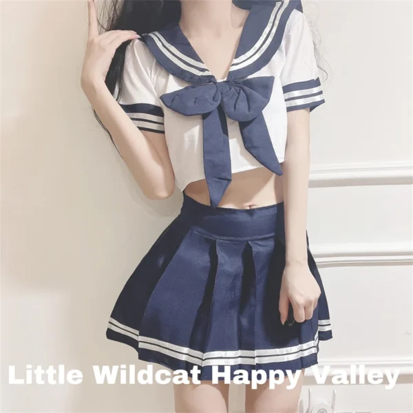 Schoolgirl Cosplay Costume Plus Size Lolita Maid Uniform Sexy Lingerie Dress Animation Show Miad Outfits Student Kawaii Clothing - Image 5