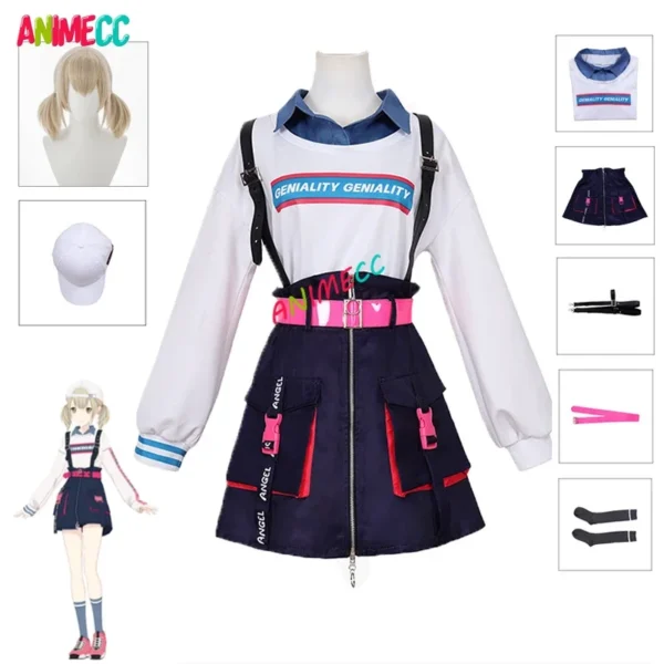 ANIMECC in Stock S-3XL Azusawa Kohane Project Sekai Cosplay 3rd Anniversary New Uniform Halloween Party Outfits for Women