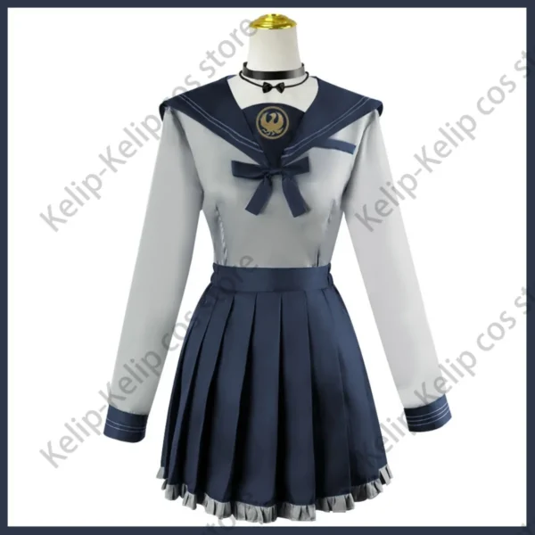 Anime Virtual YouTuber Juufuutei Raden Cosplay Costume VTuber Hololive Wig Japan South Korea JK School Uniform Woman Lovely Suit - Image 5