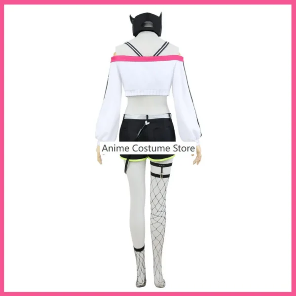 Anime VTuber Virtual YouTuber Hololive Tokoyami Towa Cosplay Costume Wig Strapless Tops Boot Woman Sexy Kawaii Carnival Suit - Image 5