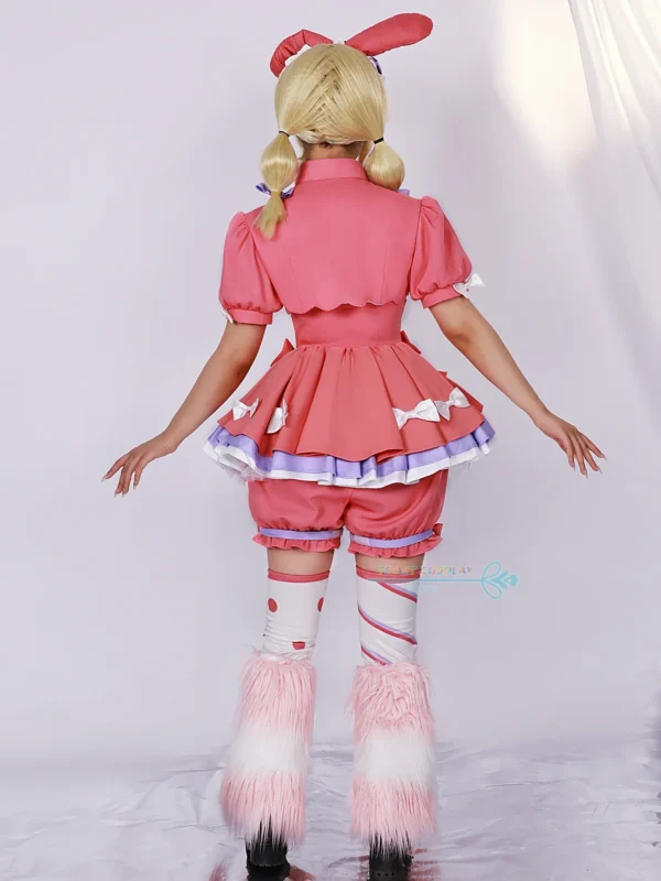 Lily Barrier Cosplay Game Identity V Cheerleader Cosplay Costume Party Uniform Pink Dress Carnival Anime Role Play Suits - Image 5