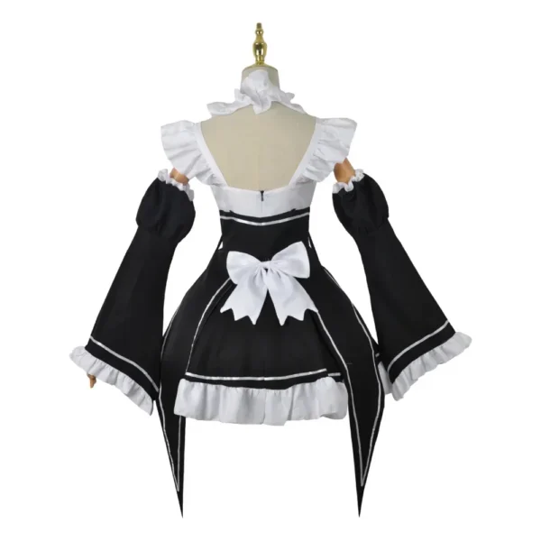 Anime Ram Rem Lolita Meid Cosplay Re Leven In Een Andere Wereld dan Nul Kostuums Vrouwen Loli Jurk Halloween Feestpak - Image 5