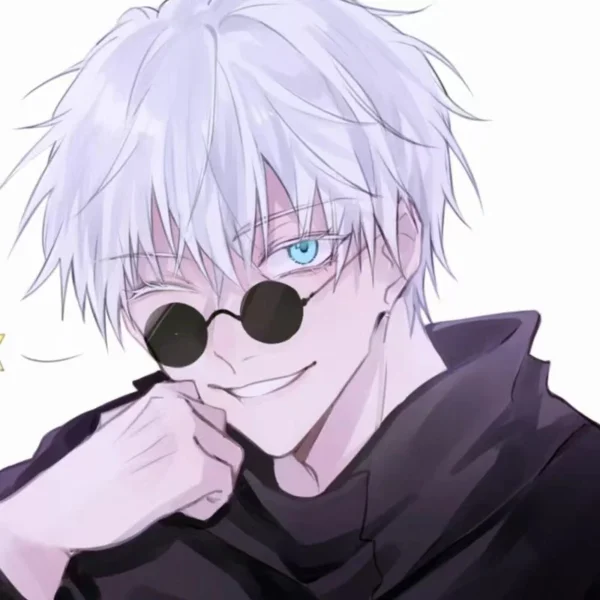 Gojo Satoru Glasses Anime Jujutsu Kaisen Gojo Satoru Cosplay Black Glasses Eyewear Sunglasses High Quality Party Men Women Prop - Image 2