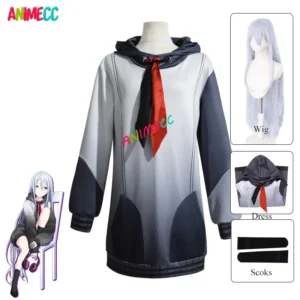 ANIMECC Yoisaki Kanade Cosplay Costume Wig Anime Game Project Sekai Colorful Stage! Cosplay Halloween Party for Women Girls