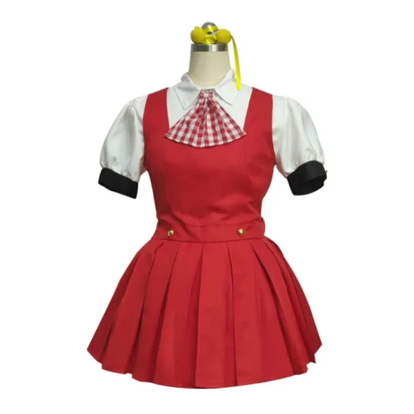 Vtuber Kaai Yuki Cosplay Costume Yuki Red Strap Dress Recruit Cosplay Virtual Singer Women Halloween Carnival Party Costumes - Image 4