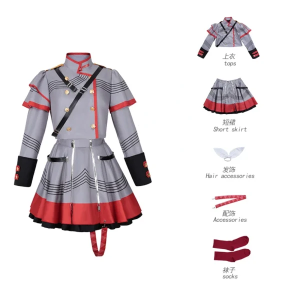 In Stock S-3XL Vtuber Synthesizer V Kasane Cosplay Cosplay Virtual Singer Halloween Party Outfits for Women - Image 5