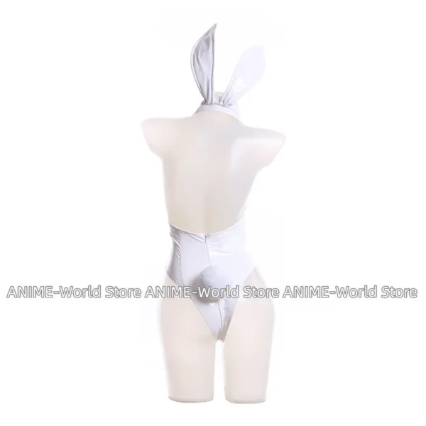 Tokisaki Kurumi Bunny Cosplay Costumes Date A Bullet Halloween Cosplay Anime White Sexy Bunny Cute Girl Jumpsuits Sets - Image 5