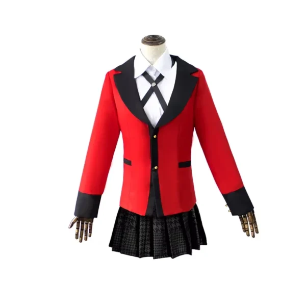 Anime Kakegurui Yomotsuki Runa Cosplay Costume Coat Jk School Girls Uniform Jacket Hoodie Halloween Carnival Clothes - Image 2