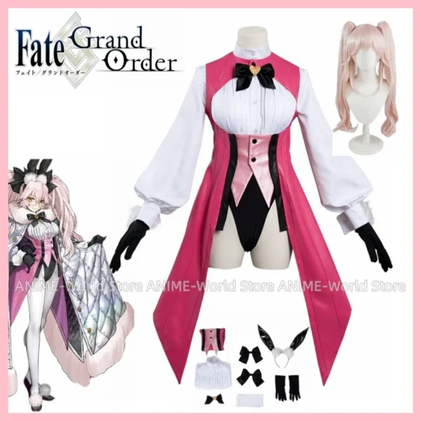 Game Fate/Grand Order FGO -Koyanskaya Cosplay Costume Wig Outfits Halloween Carnival Suit