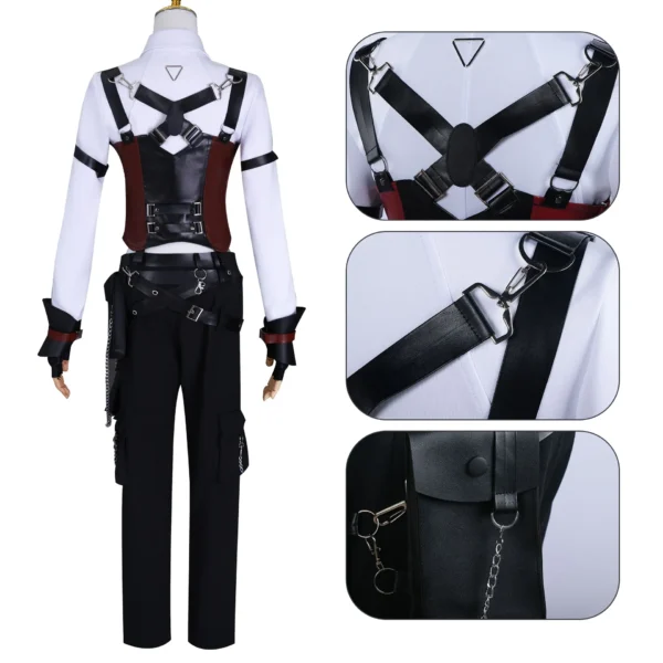 Love and Deepspace Heroine Zayne Xavier Rafayel Cosplay Costume Full Set Outfits Miss Hunter Cosplay Costumes Uniform - Image 3