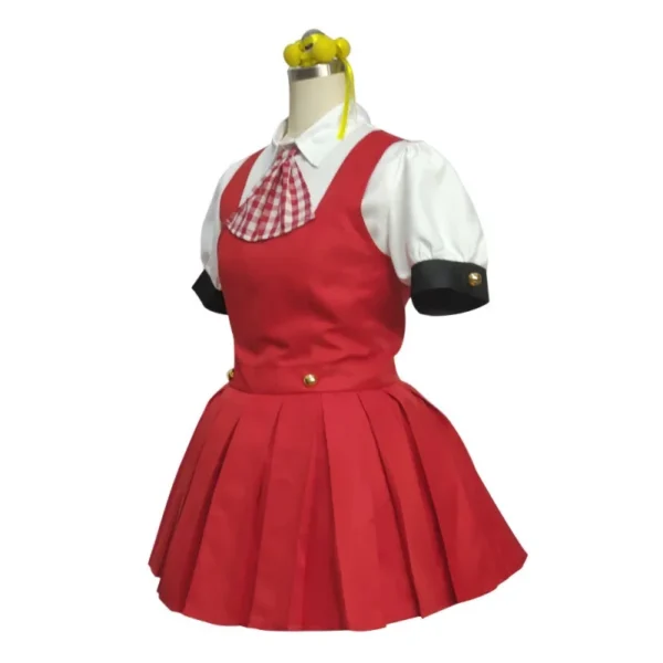 Vtuber Kaai Yuki Cosplay Costume Yuki Red Strap Dress Recruit Cosplay Virtual Singer Women Halloween Carnival Party Costumes - Image 3