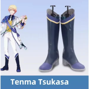 Project Sekai Colorful Stage Tenma Tsukasa Cosplay Halloween Roleplay Shoes Boots Man Boy Anime Comic Exhibition Anniversary