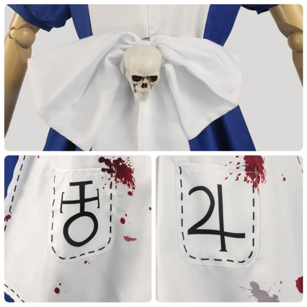 Game Alice Madness Returns Cosplay Costume Halloween Maid Lolita Dresses Uniform Suit Carnival Party Clothes for Adult Women Set - Image 6