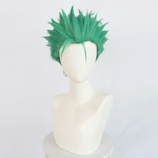 Roronoa Zoro Cosplay Green Zoro Wig Man Women Halloween Party Role-playing Prop Cosplay Wigs Anime