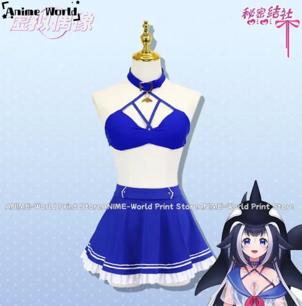 《Custom Size》VTuber Shylily Sailor Suit Swimsuit Cos Cosplay Costume Halloween Christmas Party Uniform Custom Made Any Size - Image 4