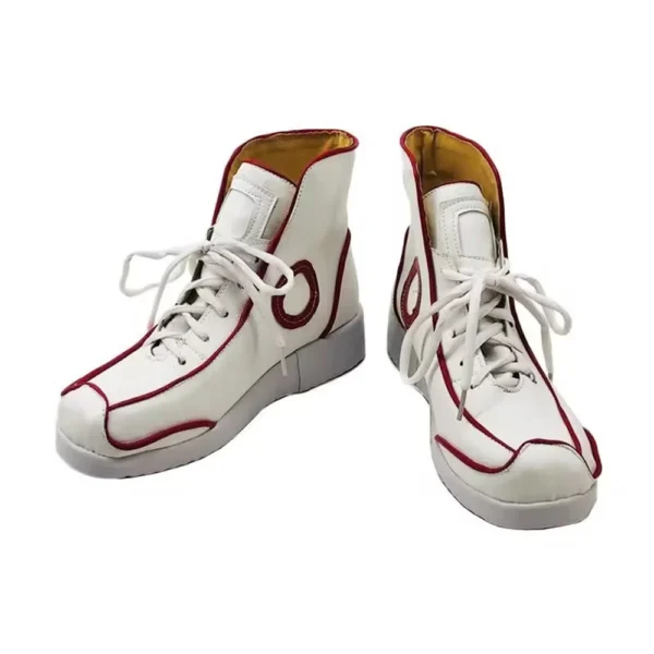 Denji Cosplay Shoes Anime Chainsaw Man Cos white Boots Comic Denji Cosplay Costume Prop Shoes for Con Halloween Party - Image 3