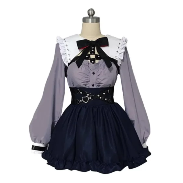 Anime Vtuber Kuzuha Sanya Cosplay Costume Women Dress Outfits Halloween Carnival Customize - Image 2