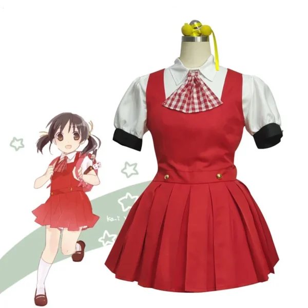 Vtuber Kaai Yuki Cosplay Costume Yuki Red Strap Dress Recruit Cosplay Virtual Singer Women Halloween Carnival Party Costumes