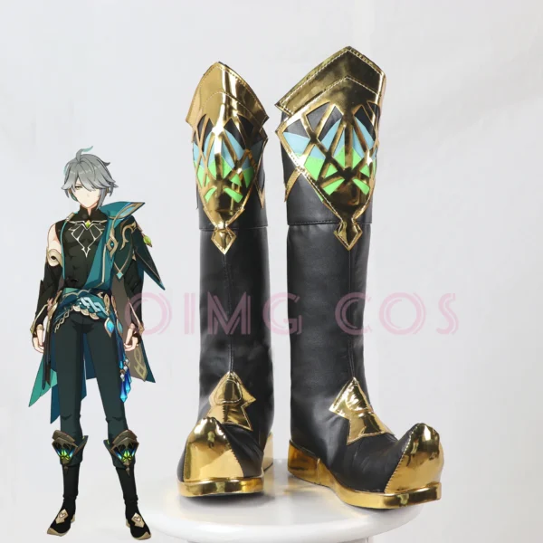 Impact Alhaitham Cosplay Shoes Anime Chinese Style Halloween for men Game