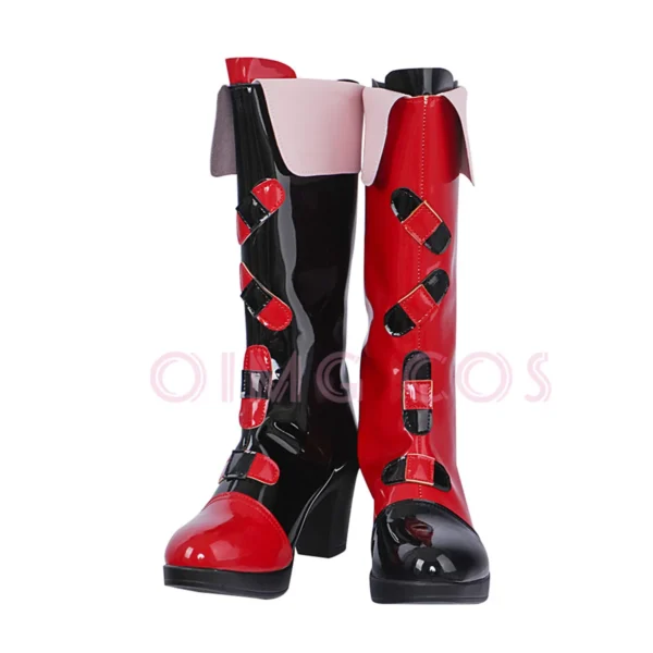 Harley Quinn Cosplay Shoes Anime Chinese Style Halloween for men Game Role playing props - Image 2